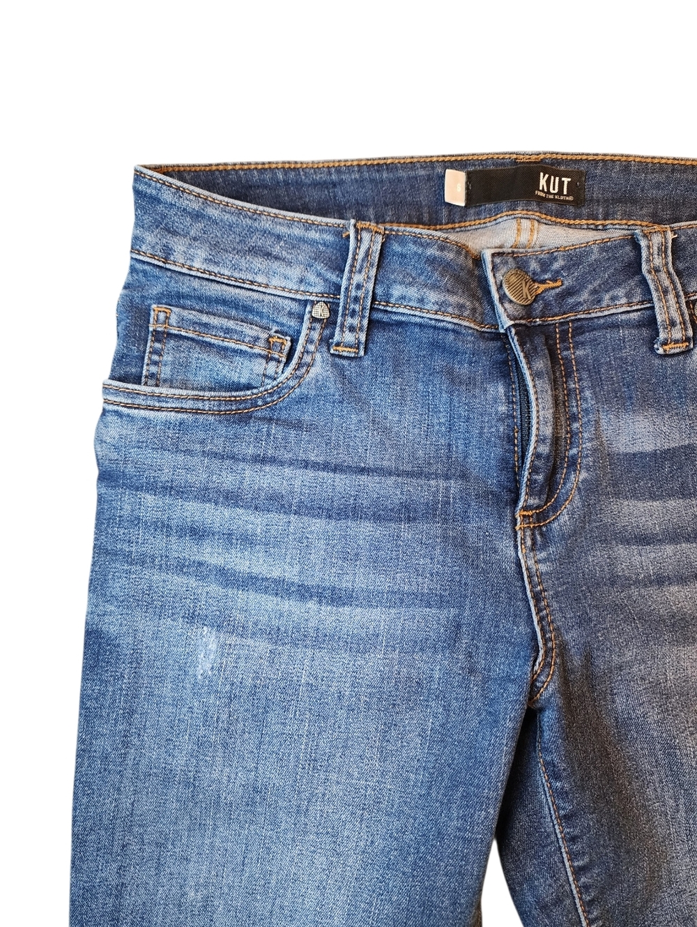 ​KUT from the Kloth Connie Ankle Skinny Jeans Raw Hem - 6 - Picture 2 of 6